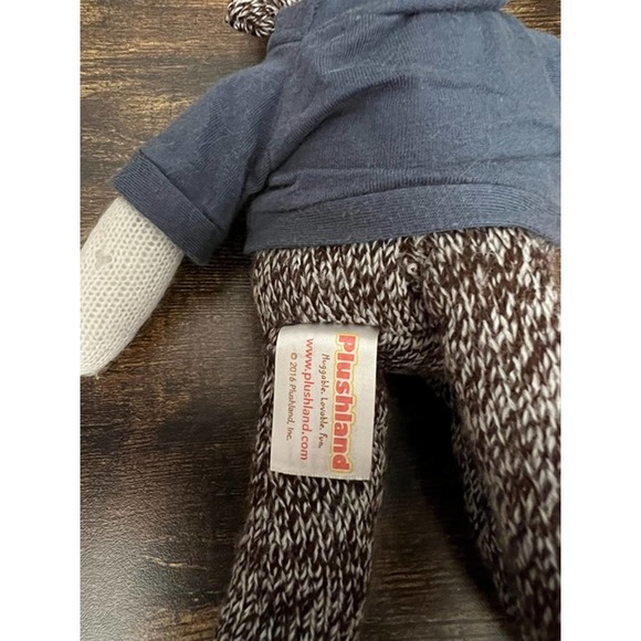Sock Monkey with Arizona Tee Plush - Picture 4 of 5